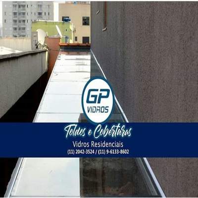 Telhado de vidro laminado em Santos